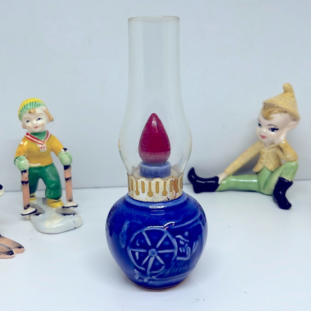 Unique Vintage Perfume Bottle, 18th Century Toilet Water NY, USA